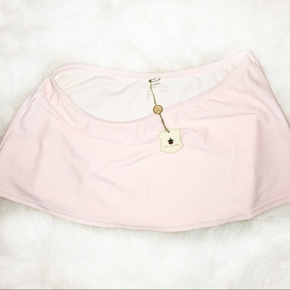 SEA Island pink & white one size swim coverup - Picture 2 of 2